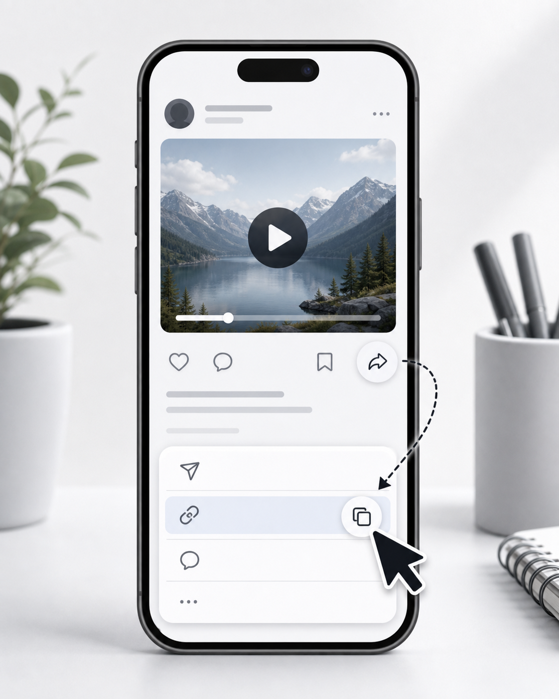 Copiar enlace de video de Twitter/X