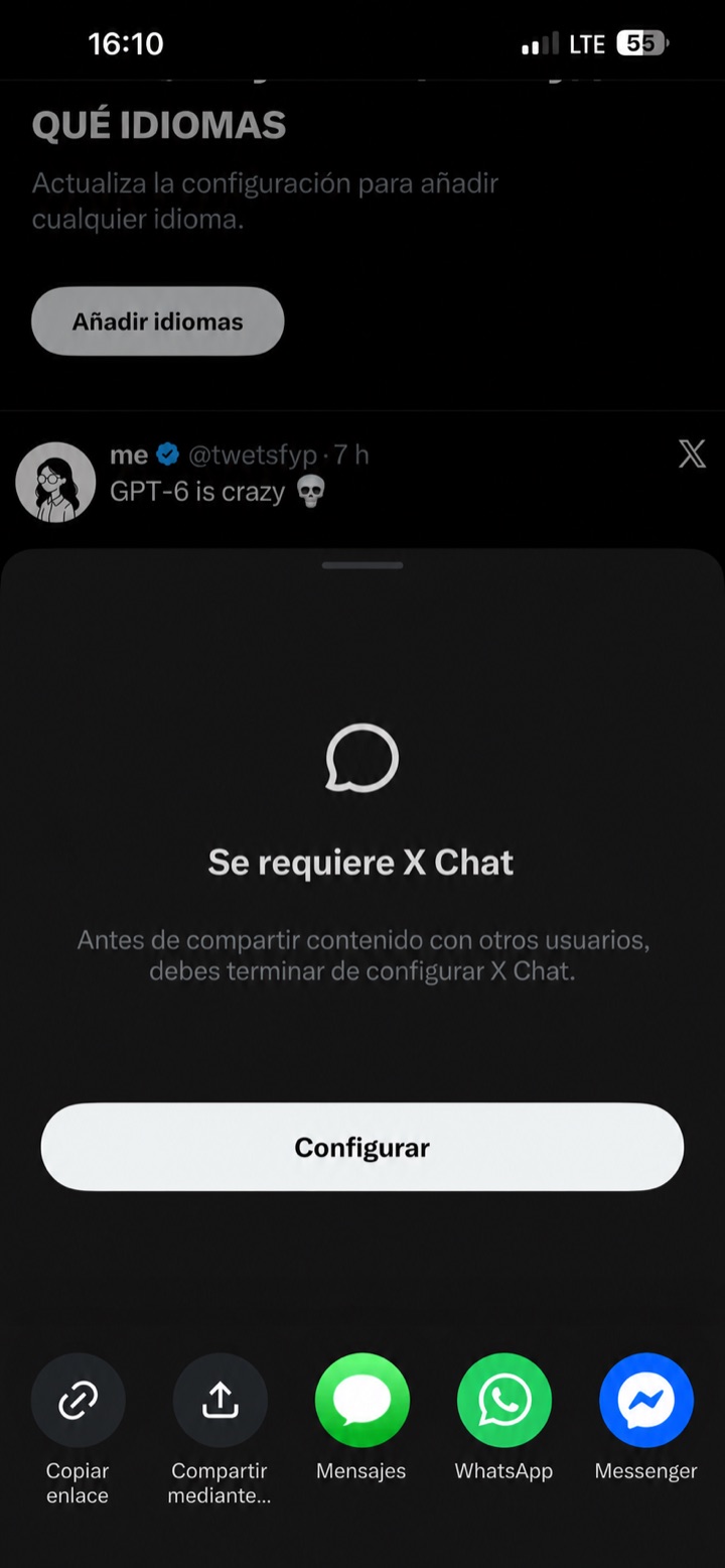 Copiar enlace de video de Twitter/X