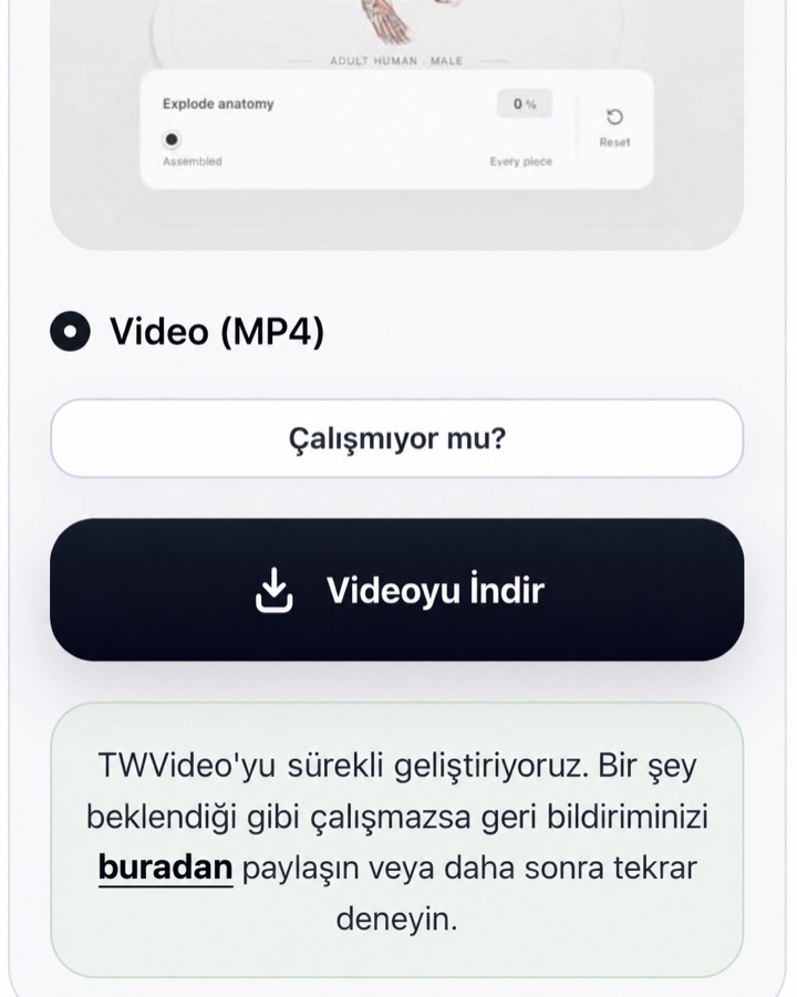 Twitter/X videosunu indirin
